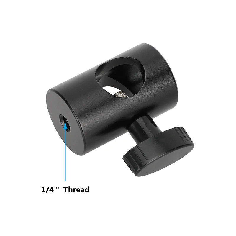 Головное крепление для оссветильник Ной стойки CAMVATE с резьбой 1/4-20 и приемником 5/8 дюйма для крепления шестерни/аксессуара