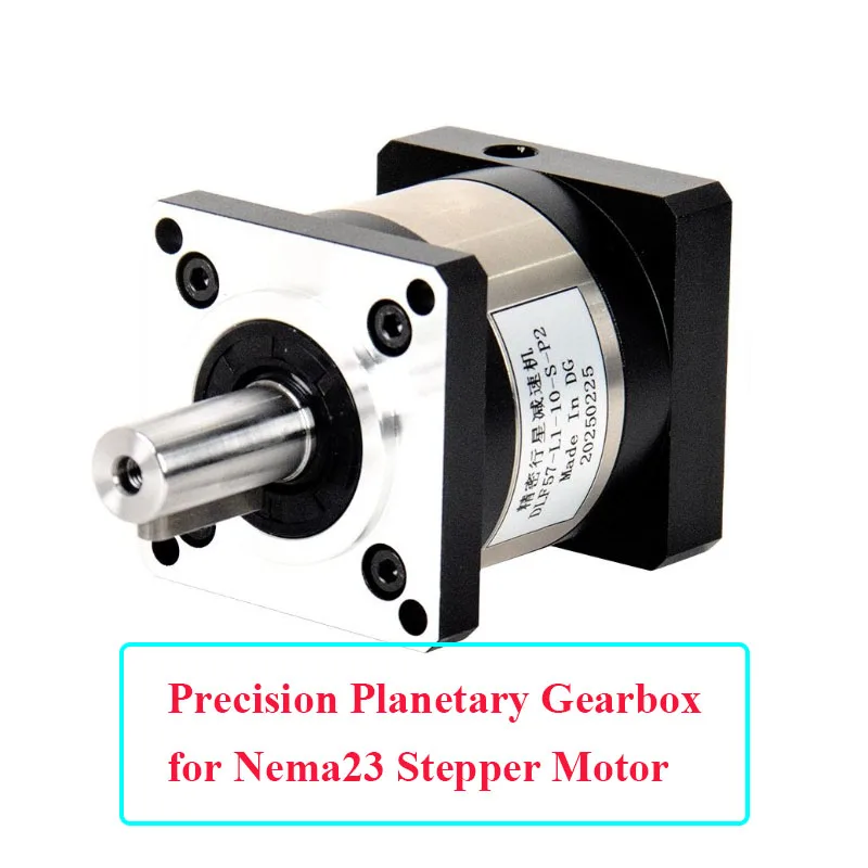 Nema23 stepper motor high-precision planetary gearbox backlash ≤ 15Arcmin Reduces Speed Increases Output Torque Reducetion