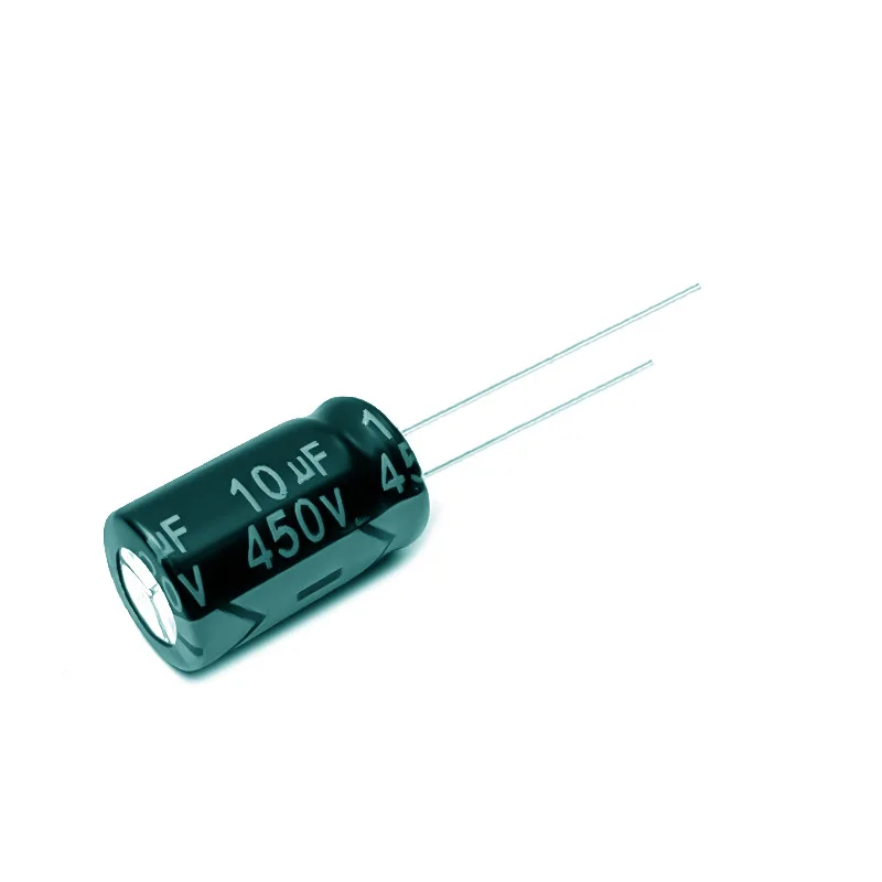 80pcs 450V 10uF Electrolytic Capacitor 105C High Temp Radial Long Life 10x17mm for Power Supply
