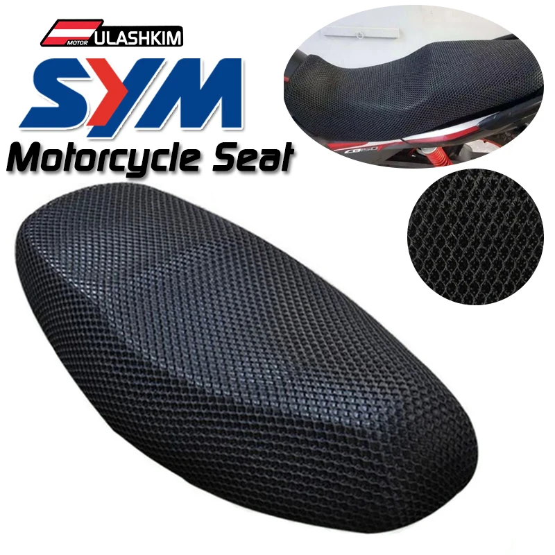 SYM JOYMAX Z300 funda de asiento negra para SYM JOYMAX Z300, fundas de asiento de motocicleta, ciclomotor, Scooter, cojín antideslizante, impermeable