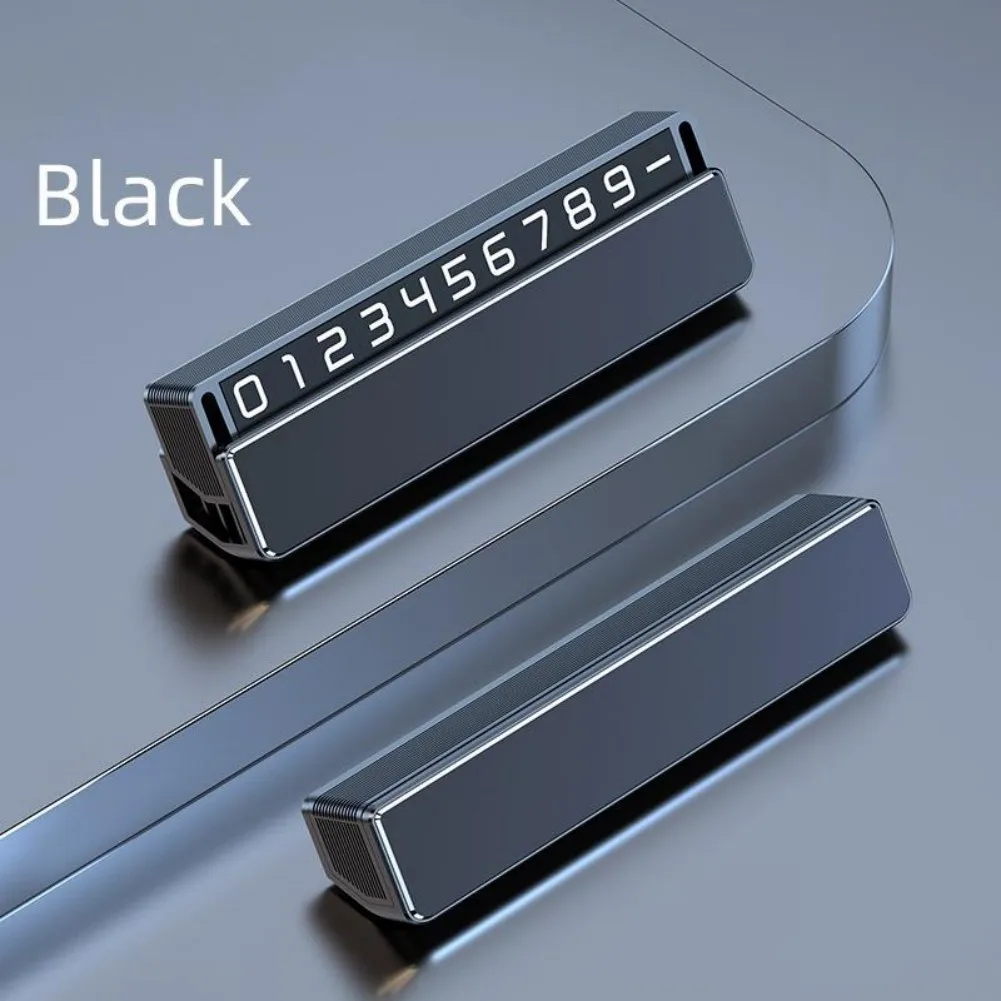 Car Temporary Parking Card Phone Number Card Plate Telephone Number Car Park Stop Automobile Accessoires Interior Parts Decor