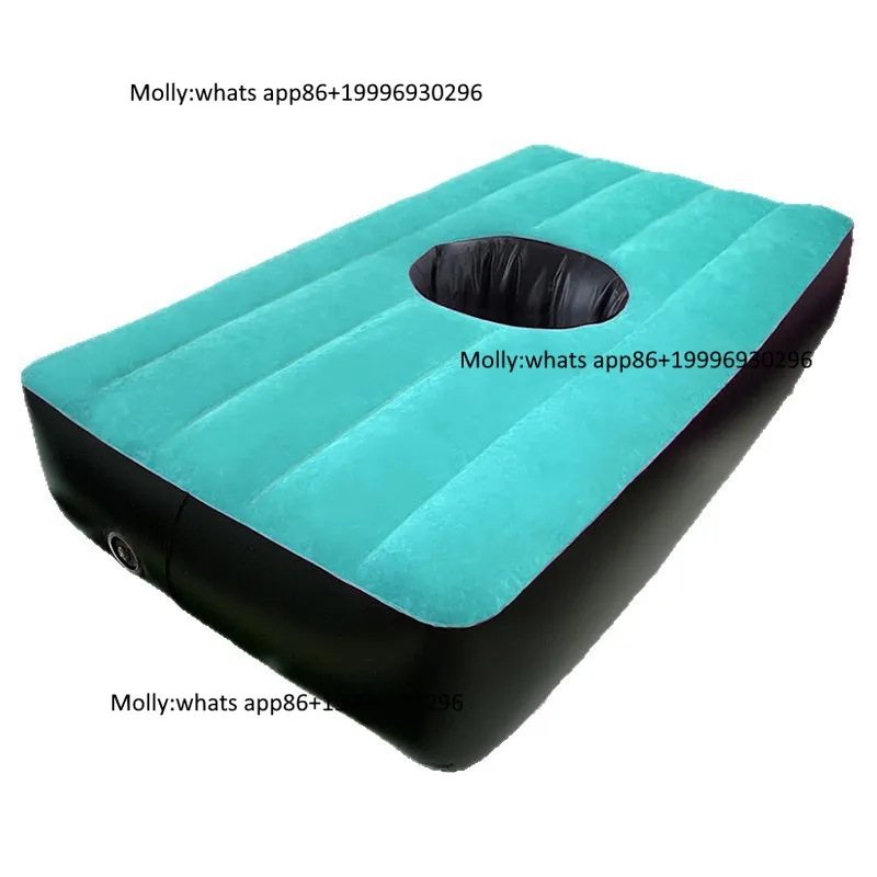 Customized Heightened Air Inflatable Bed for Pregnant Women Portable Flocking Thickened Safe Comfortable Cushion Fast Inflation