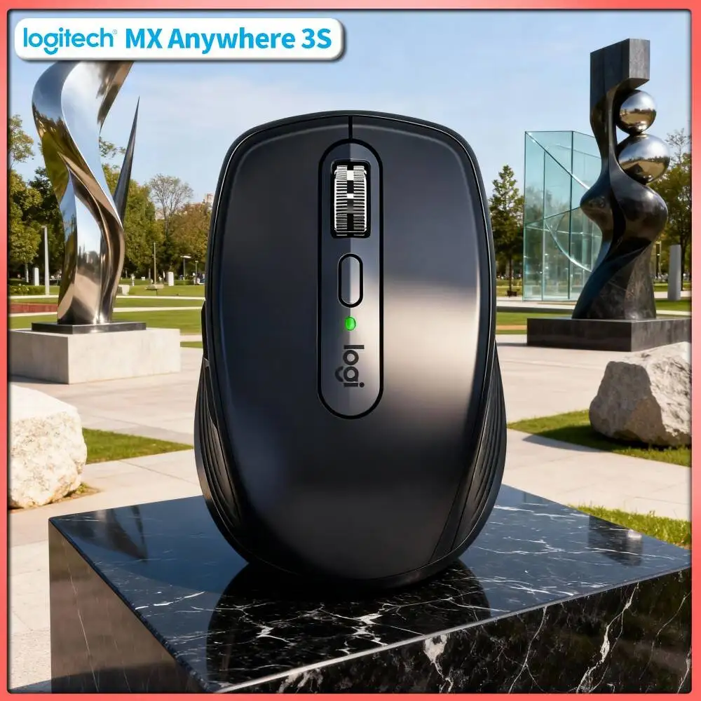 High-Performance MX Anywhere 3S - 8K DPI, Hyper-Scroll, Compact, Perfect for Sports Fair & Cashier Counter