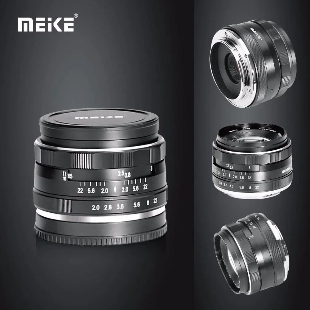 MEKE 50mm f2.0 Fixed Manual Focus Lens for Sony E mount Mirrorless Camera a6300/a6000/a5100/a5000/NEX7/NEX6/NEX5n