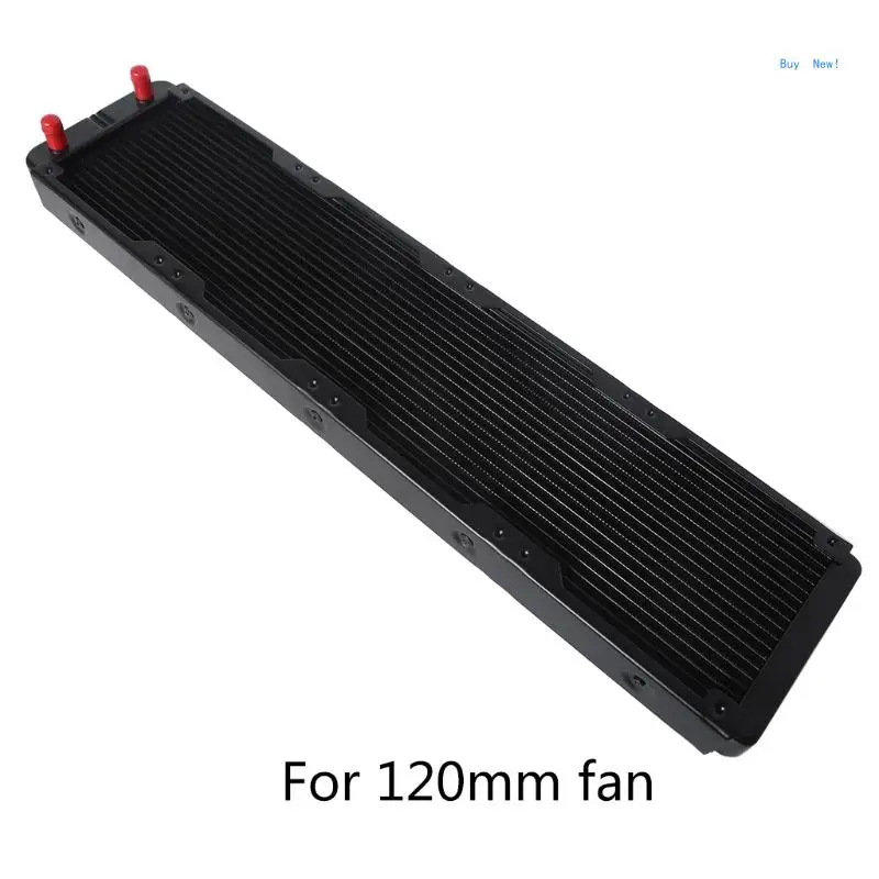 DIY Liquid Cooling System High-Density Fins 18-Row Tubes Aluminum Radiator for Computer Water Cooling System 480mm/18.9