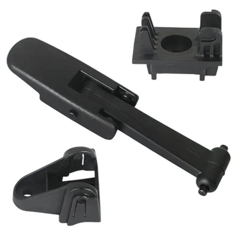 A95E-For Peterbilt 567 579 Hood Latch Rubber Strap W/Mounting Base & Catch Bracket 37-99-372 L56-6062 With L06-6003 L03-6005