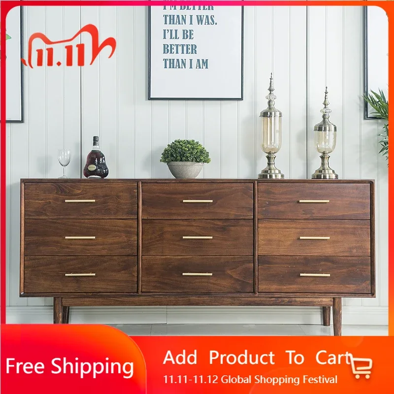 

Creative Nordic Living Room Cabinets Rustic Brown Wooden Drawers Living Room Cabinets Storage Fashion Vitrina Unique Furniture