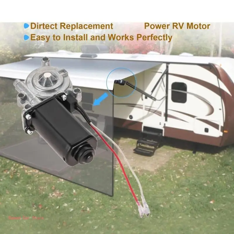 Upgraded Metal Motor Efficient Motor 75RPM Convenient Motor for Power Awnings