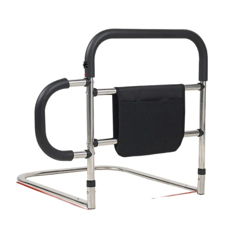 

Bedside handrail railing elderly perforated get up auxiliary device bed guardrail the elderly get up help frame stainless steel
