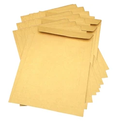 50Pcs Self Seal Envelopes For Mailing, No Window Envelopes Self Sealing Envelope 10x7inches Large File Document Envelope