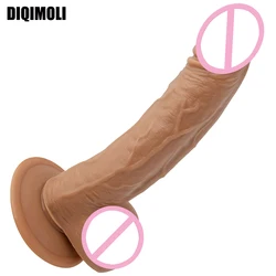 Skin Feeling Realistic Huge Dildo Soft Material Big Penis with Suction Cup Sex Toys Phallus for Female Masturbation Large Dick