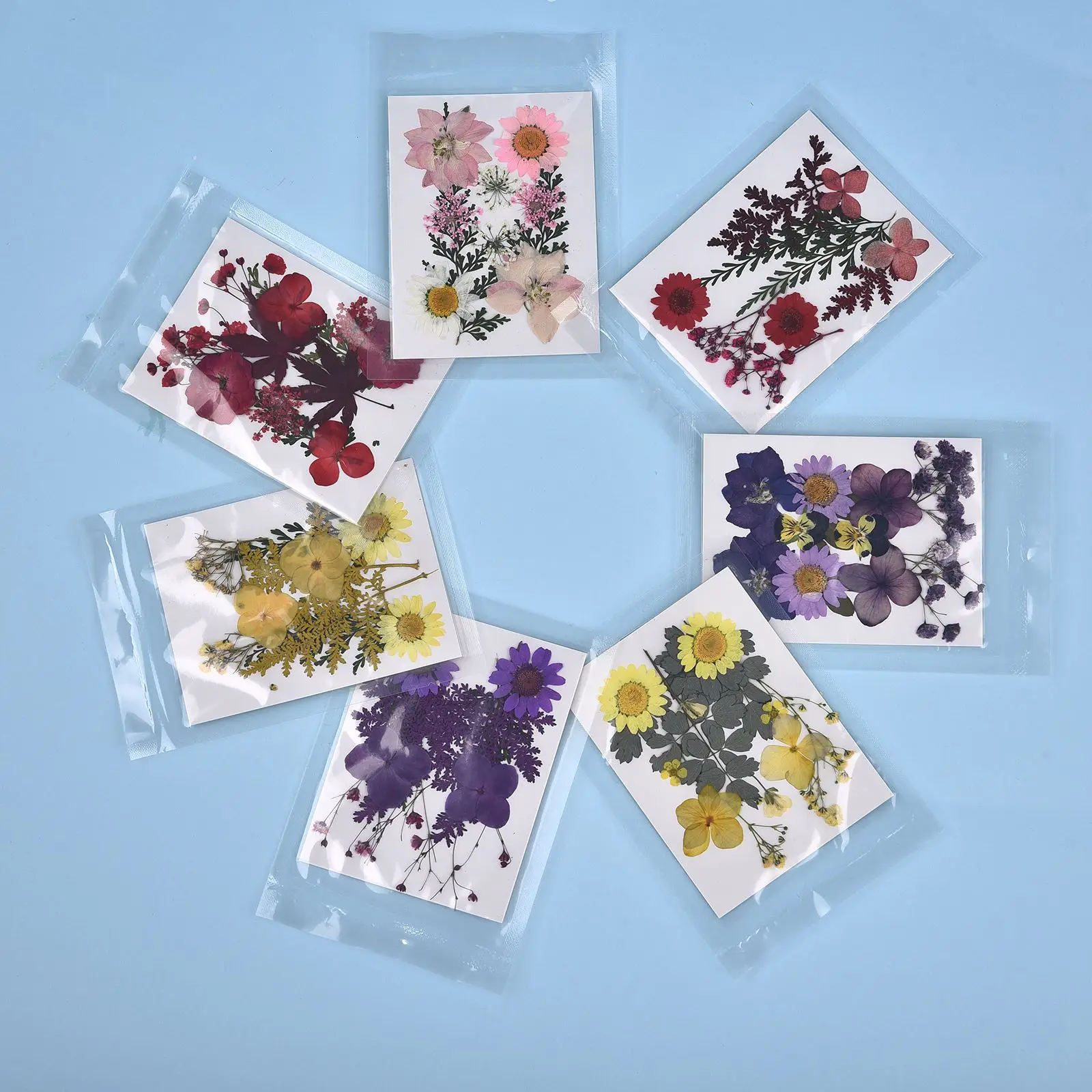 1 Pack Dried Flowers Pressed Flowers Stickers Aromatherapy Candle UV Epoxy Resin Mold Fillings Home Handmade Craft Filling Decor