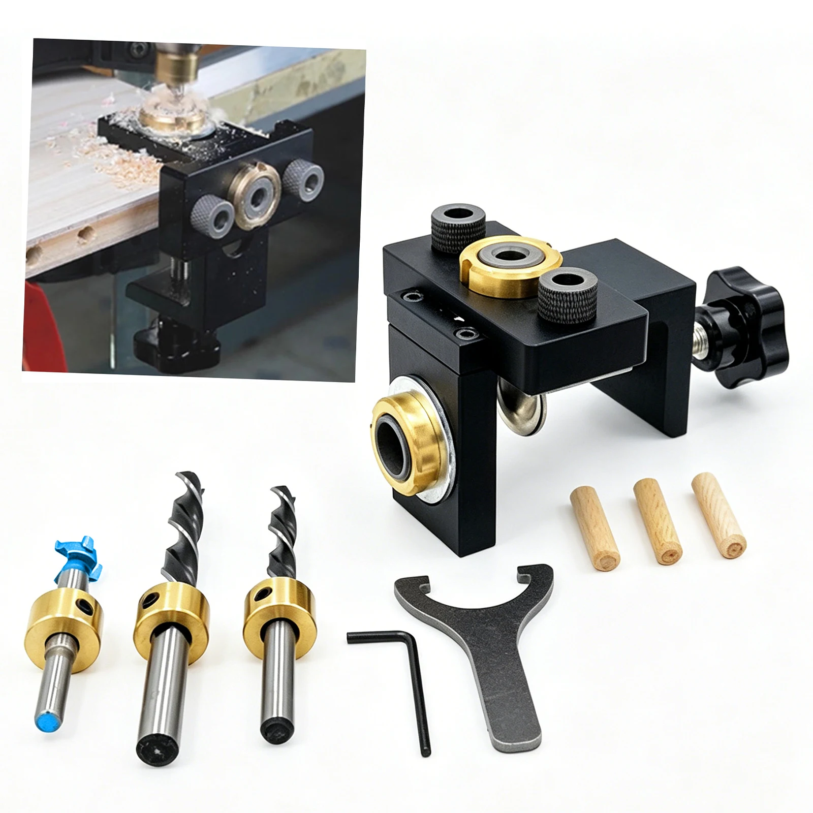 

Drilling Tool Woodworking Punching Marking Kit for Industrial Use Accurate Positioning for Cabinet and Furniture Assembly Style
