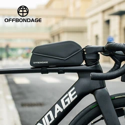 OFFBONDAGE Bicycle Top Tube Bag Waterproof Bike Front Frame Bag, Fits MTB Road Bike Large Capacity Pannier, Cycling Accessories