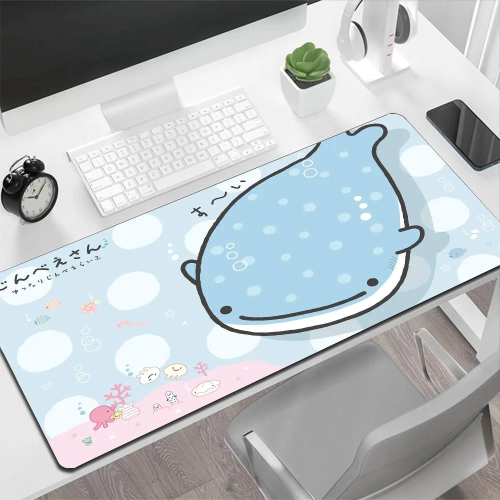 Japanese Cute Jinbesan Large Mouse Pad Gaming Mouse Pad PC Gamer Computer Mouse Mat Big Mousepad XXL Keyboard Desk Mat Mause Pad