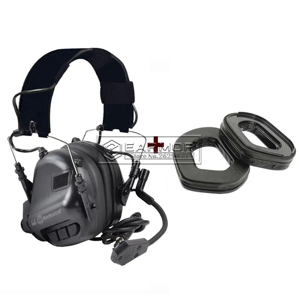 

EARMOR Tactical Headset M32 MOD3 Mutil Color & S03 Black for M31/M32/M31H/M32H Headset Shooting Noise Clearance Communication