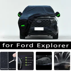 For Ford Explorer Outdoor Protection Full Car Covers Snow Cover Sunshade Waterproof Dustproof Exterior Car accessories