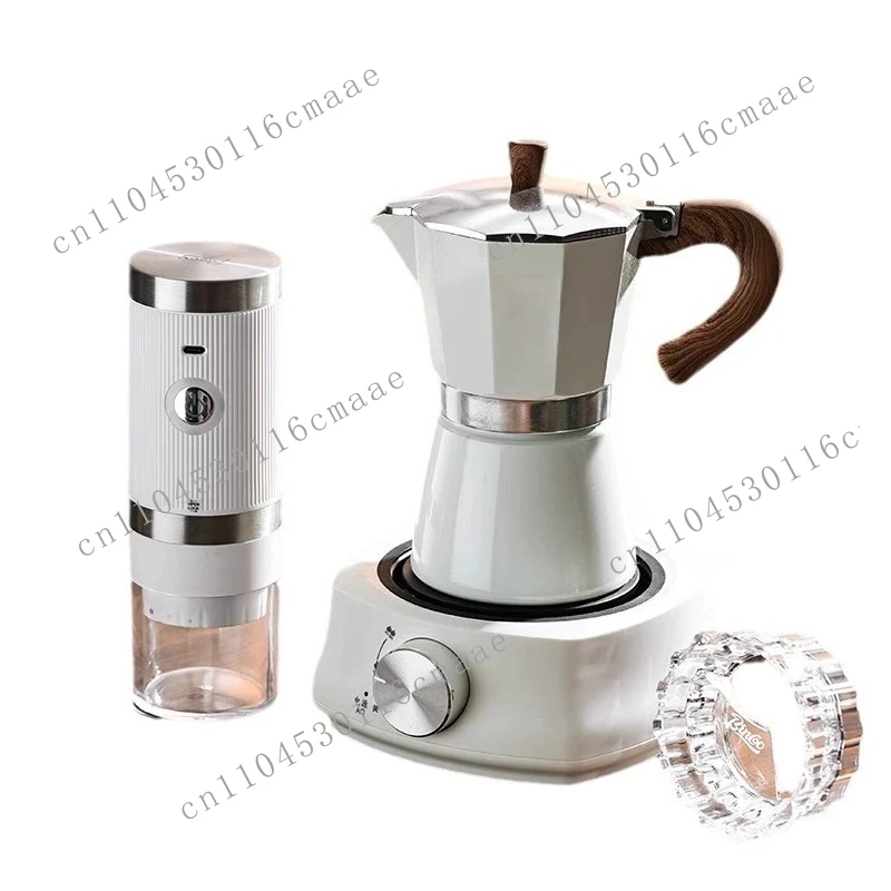 Coffee Mocha Pot Household Electric Ceramic Stove Coffee Pot Set Small Espresso Machine