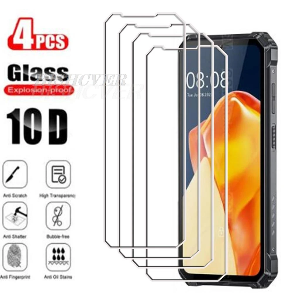 4Pcs Tempered Glass FOR Oukitel WP28 6.52" 2023 Oukitel WP28 WP28E  G1 WP 28S Screen Protector Protective Glass Film
