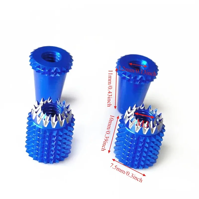 RC Remote controller Aluminum Gimbal Thumb Stick Ends M3 M4 Anti-slipping Cap for FrSky JR Futaba Spektrum Radiomaster Part