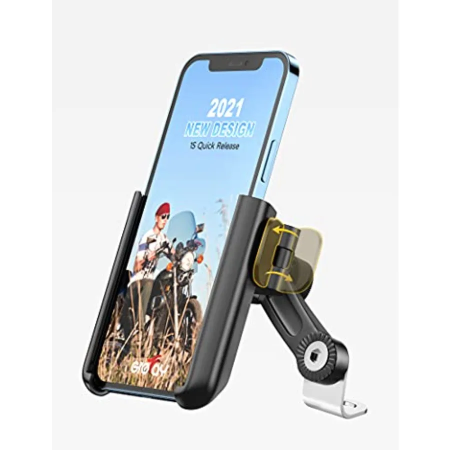 

Крепление для телефона на мотоцикле 1S, быстросъемный держатель для телефона с защитой от сотрясений для смартфона с диагональю 3,577,0 дюймов и вращающейся на 360° конструкцией