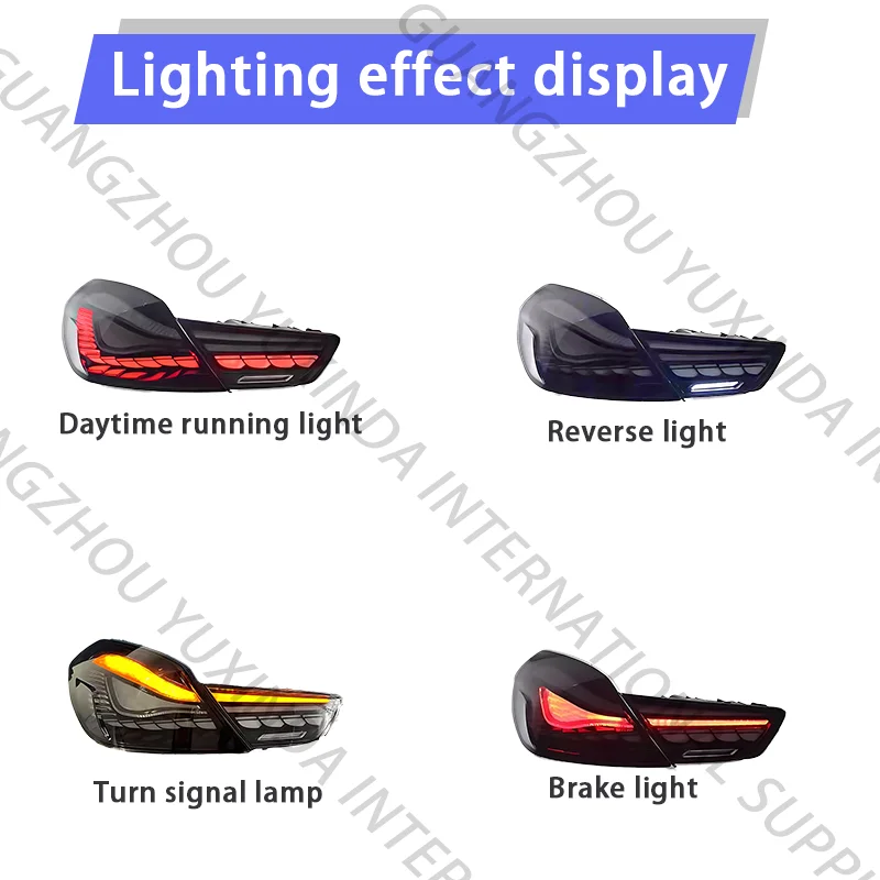 المصابيح الخلفية LED للسيارة BMW 6 Series F06 F12 F13 2010-2017 تعديل LED التنين مقياس المياه بدوره إشارة الضوء الخلفي الجمعية 10-17