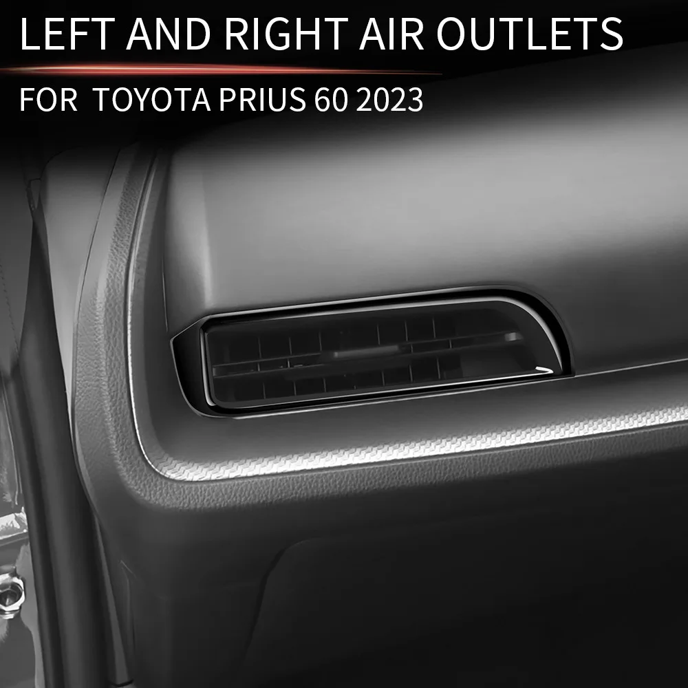 

Рамка на приборную панель автомобиля, крышка вентиляционного отверстия кондиционера, накладка для Toyota Prius 60, аксессуары для интерьера 2023 2024 (для RHD)