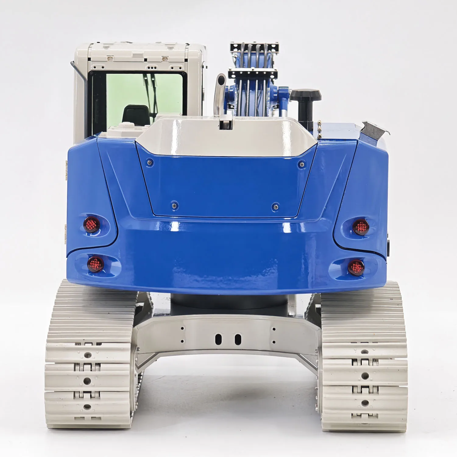 R920 1/14 المعادن 2 الأسلحة RC الهيدروليكية حفارة مجنزرة JDM-208 راديو التحكم حفار لودر أطفال بالريموت كنترول نظام الصوت لعبة البطارية #6