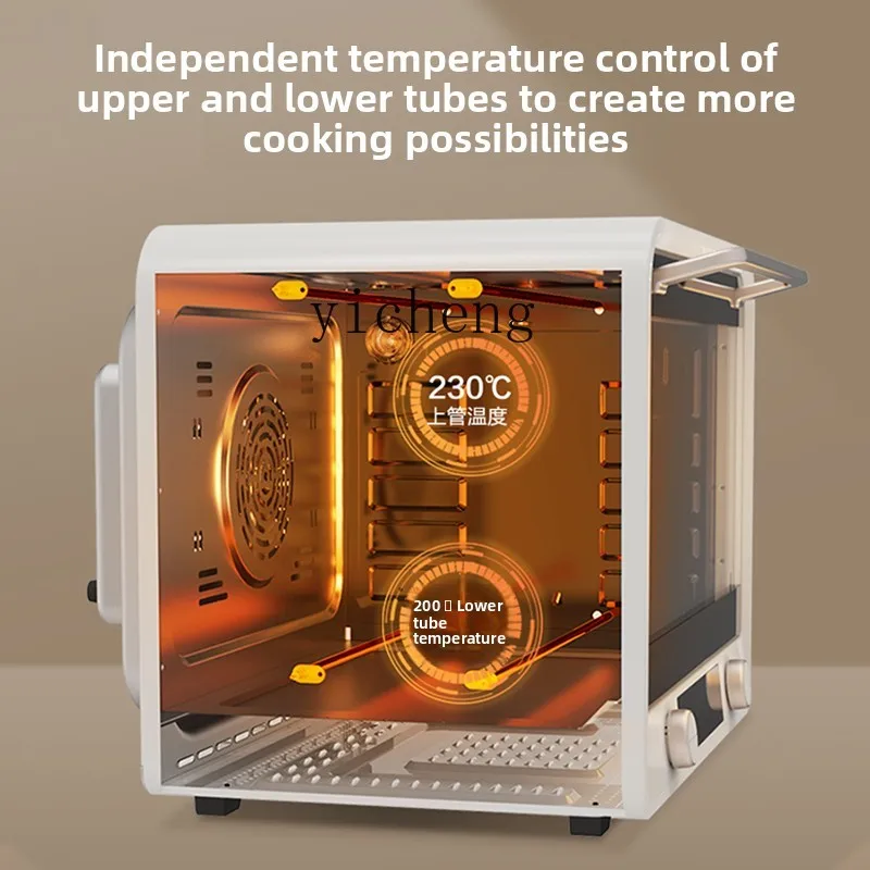 

ZZ wind stove electric oven household small air fryer integrated baking machine enamel steaming oven oven