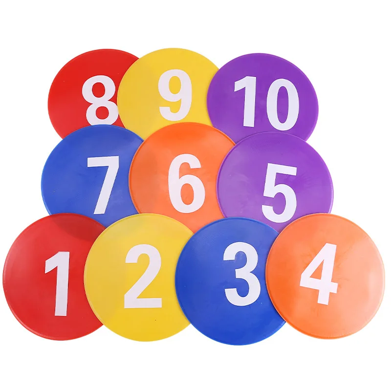Numbered Spot Markers For Sports Basketball Football Training Adults Children Sensory Integration Toys Hopscotch Floor Mat