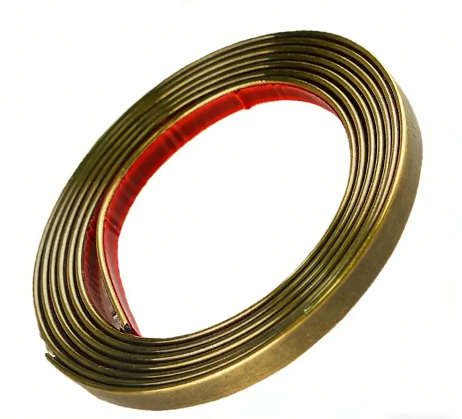 PVC Edge Trim Strip for Countertop Overhang Finishing Sink Rim Sealing and Backsplash Transition in Kitchen and Bathroom Areas