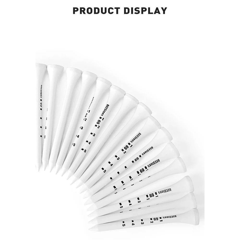 골프 나무 지지대, 53mm/69mm/83mm 인쇄된 눈금, 조절 가능한 깊이, 내구성, 훈련 보조 도구.