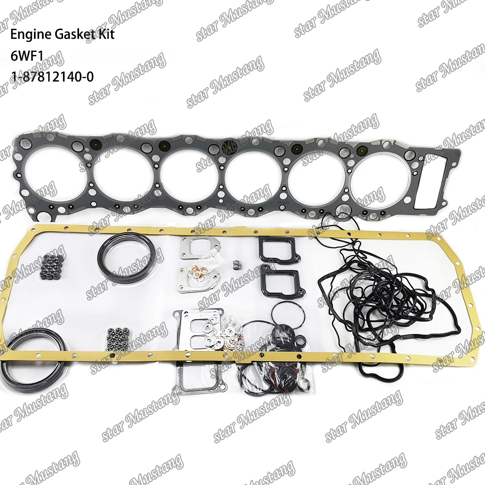 6WF1 Engine Gasket Kit 1-87812140-0 Suitable For Isuzu Engine Parts