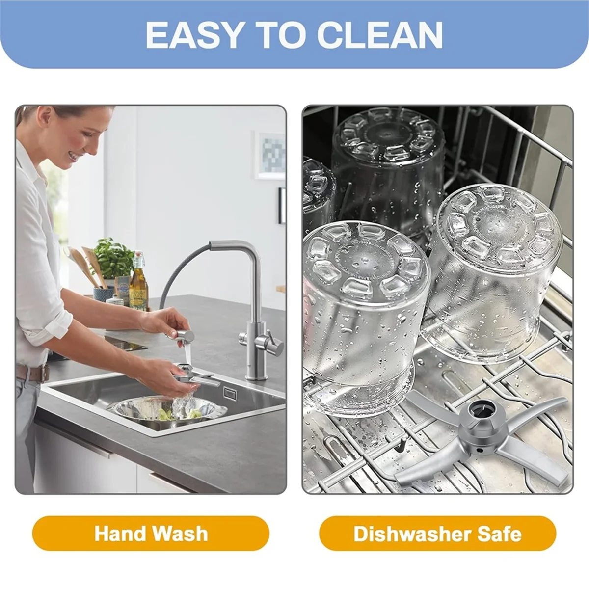 Pisau dayung pengganti untuk Creami NC501 CN501CO NC500C NC501C NC501H pembuat es krim pembuat es krim tambahan Mixer