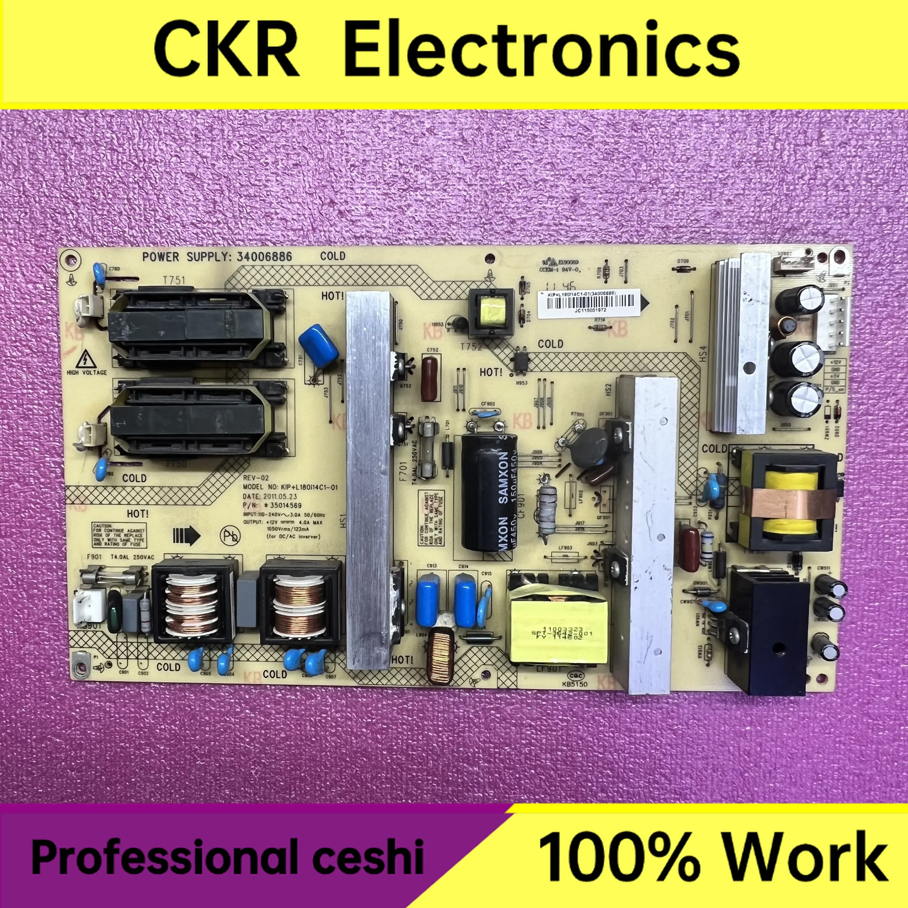 

Оригинальная плата питания для Konka LC42MS96PD 34006886 / 35014569 KIP+L180I14C1-01