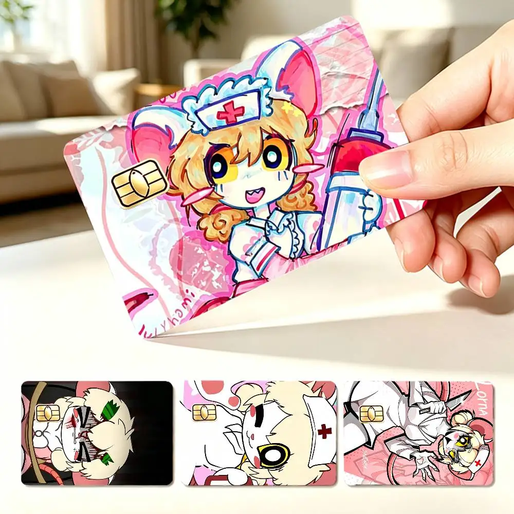 Terrible Mouse L-Lorna Storage  4pcs 1Set Card Stickers Small Waterproof Chip 4PCS Card Sticker Anti-Scratch