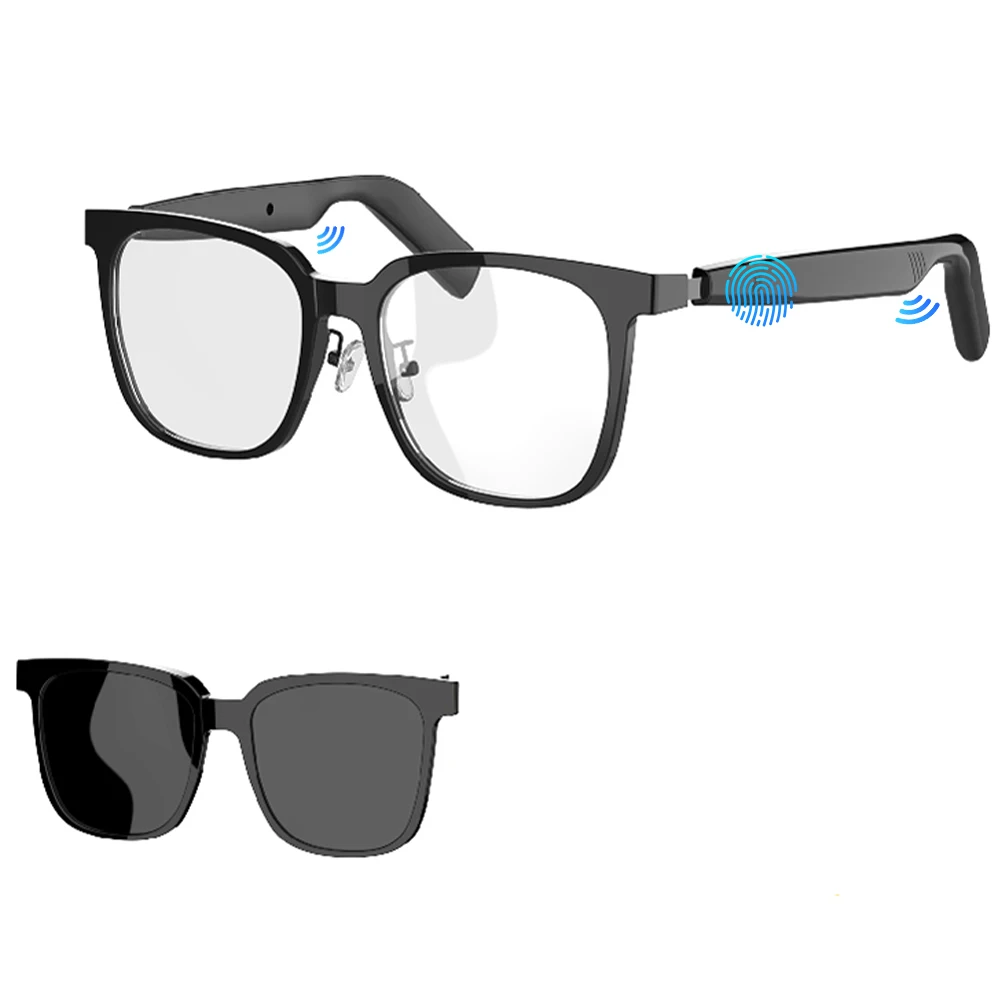 

SG18 PRO Smart Glasses Men Outdoor Sunglasses BT Call Intelligent Noise Reduction Music Player Smart Wearable Headset