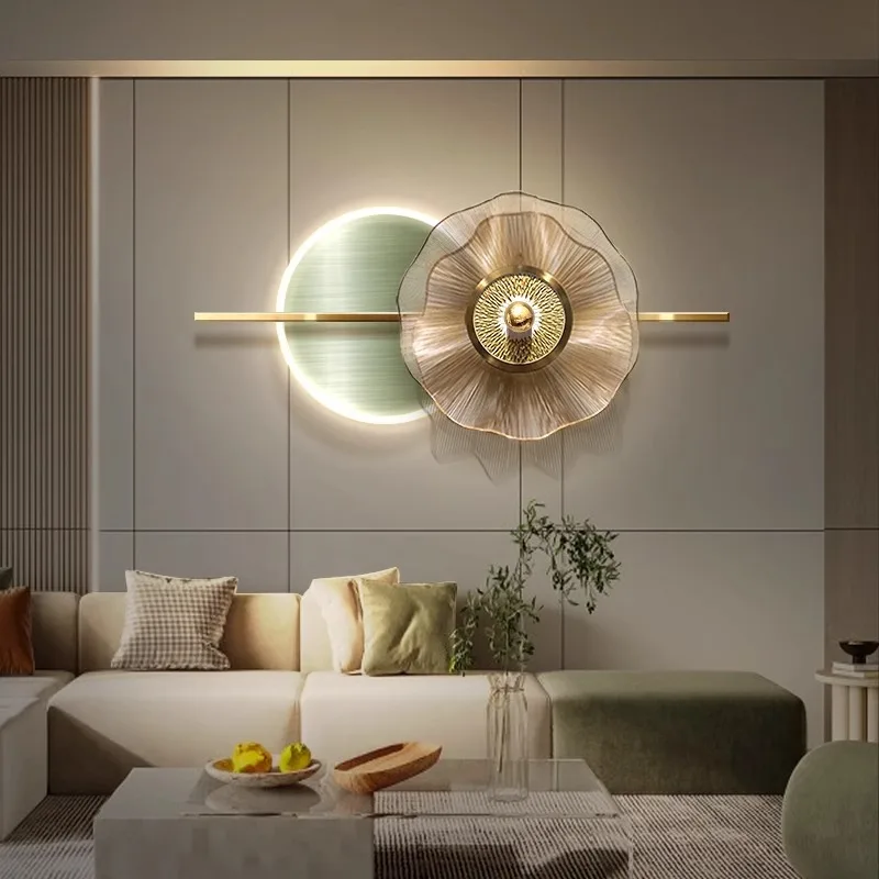 لوحة إضاءة محيطة فاخرة مجسمة وحديثة وخفيفة الوزن ولوحة معلقة راقية #3