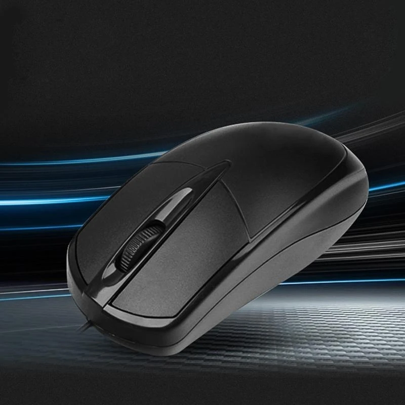 Mouse Gaming Ergonomis 3 Tombol 1000DPI USB Mouse Komputer Gamer Mouse Optik untuk PC Laptop Notebook Mouse terlaris