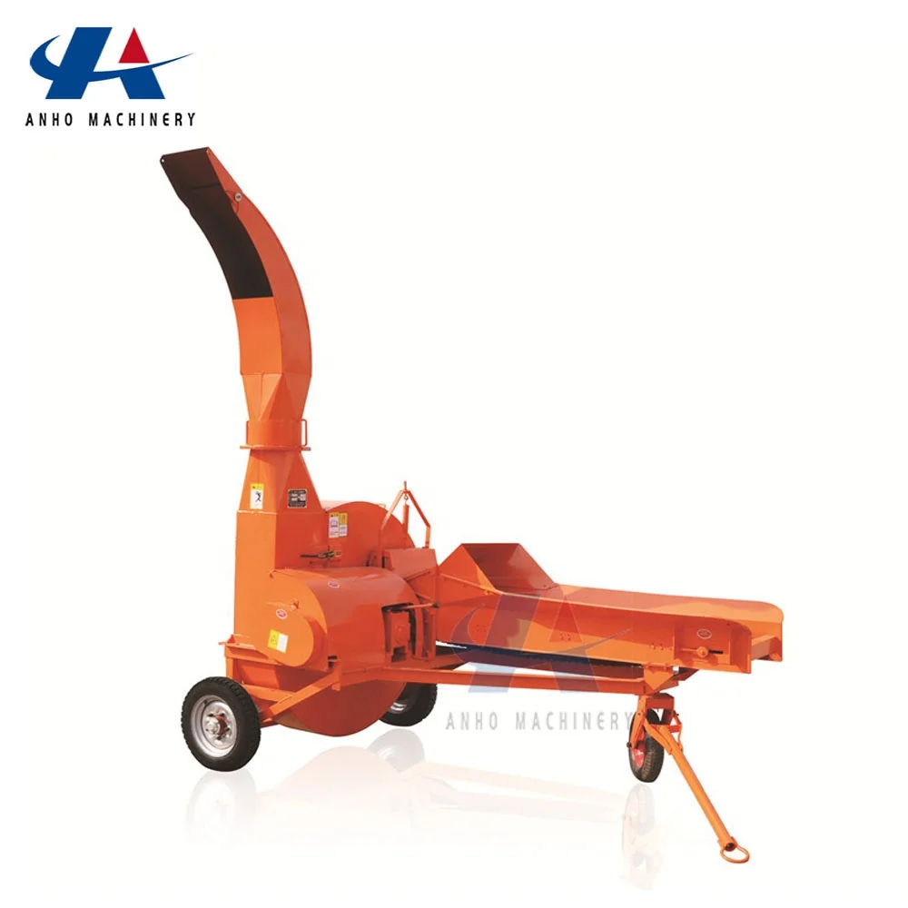 Electric Diesel Corn Rice Grass Stalk Hay Ensilage Chaff Cutter Machine Essential Farm Tool For Animal Forage Fodder Motor