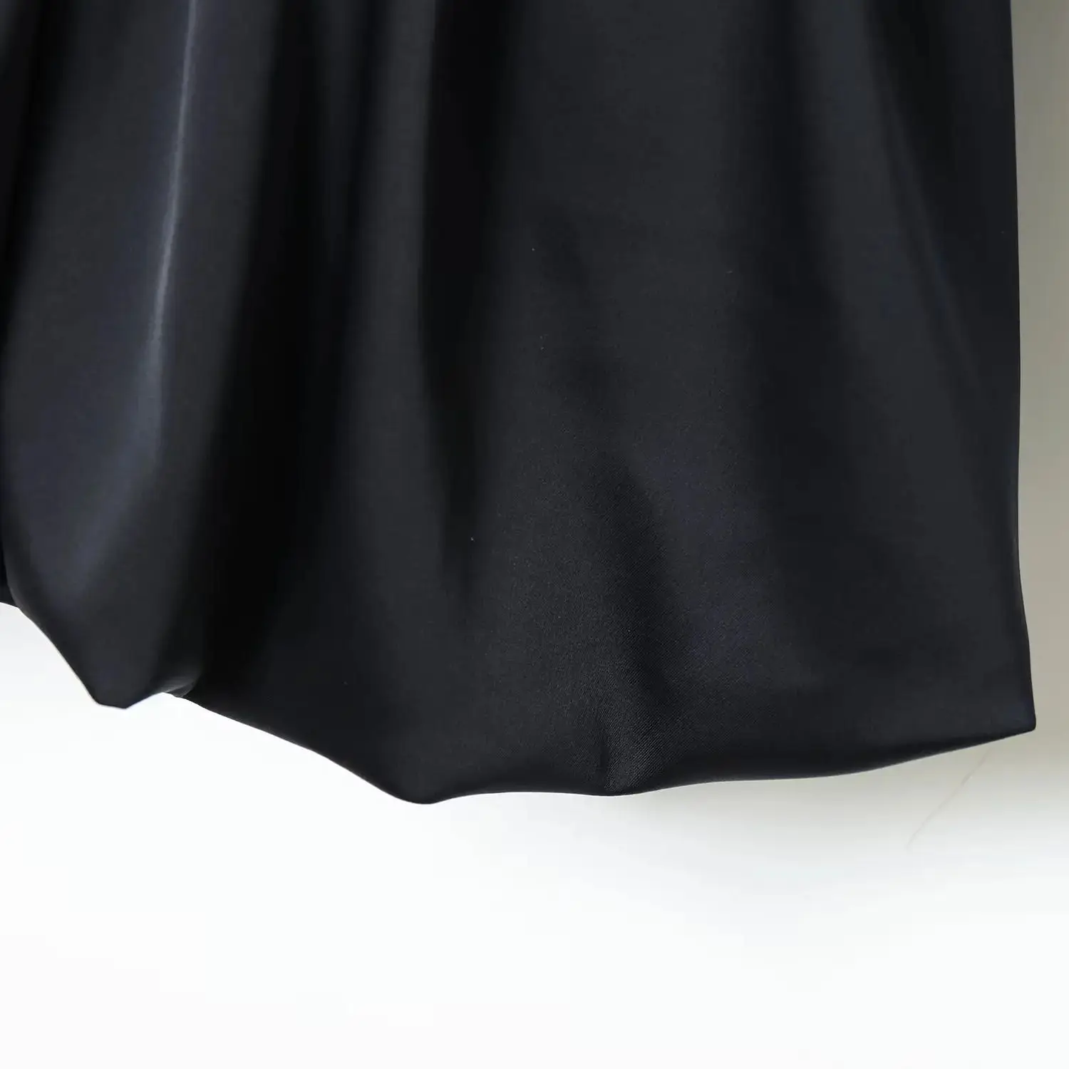 2025 امرأة الموضة الأوروبية والأمريكية نمط الخريف جديد زر فستان بكم طويل شيك عارية الذراعين تنورة صغيرة Vestidos Mujer #6