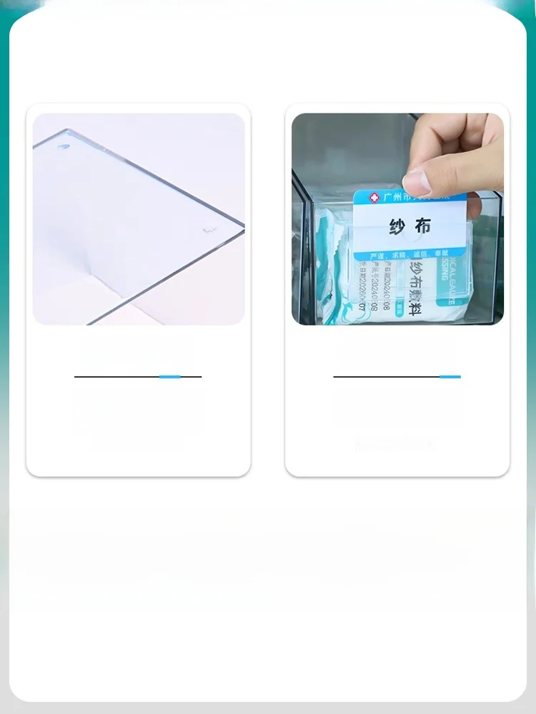 

Medical Waste Storage Box Inclined Mouth Design Hospital Treaent Room Syringe Storage Basket Infusion Box 6S Management