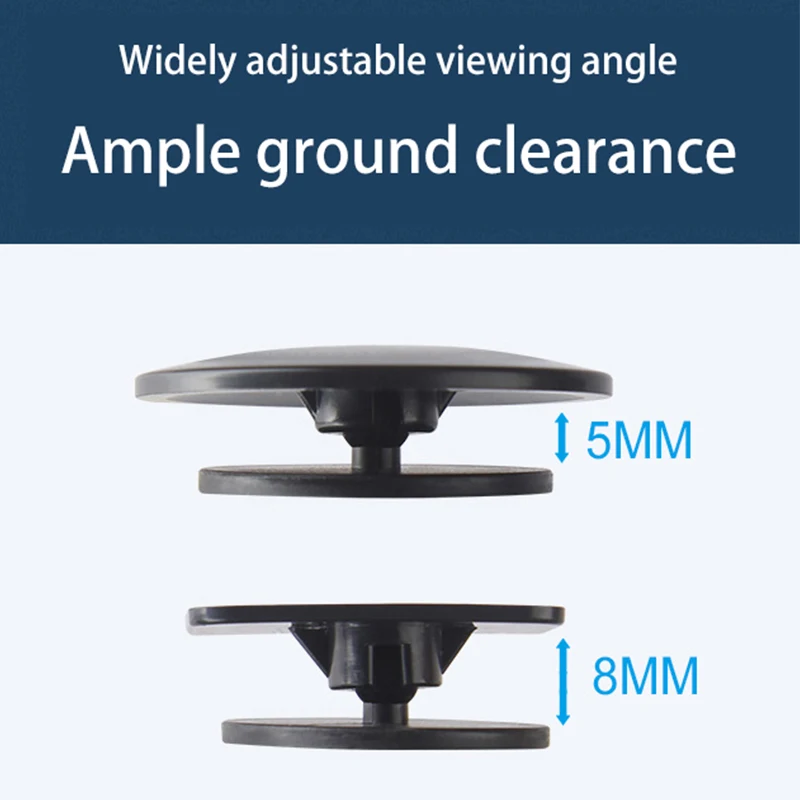 2PCSHigh-Definition Frameless Small Round Mirror For Car Rearview Mirror Large Size And Wide Field Of View Car Blind Spot Mirror