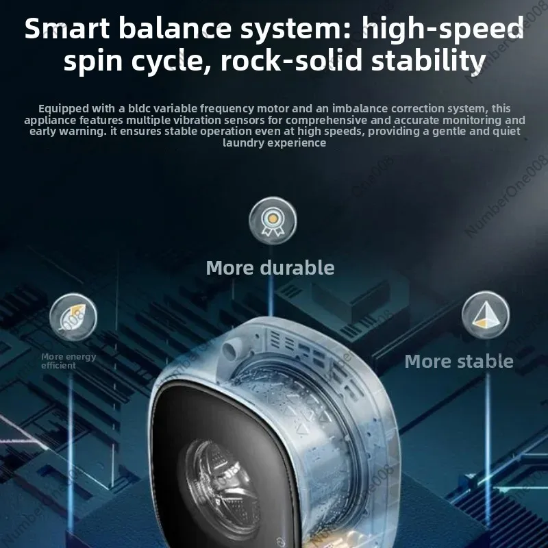 

3 кг Настенная мини-стиральная машина с фронтальной загрузкой, полностью автоматическая, компактная, для дома и ухода за детьми, 220В