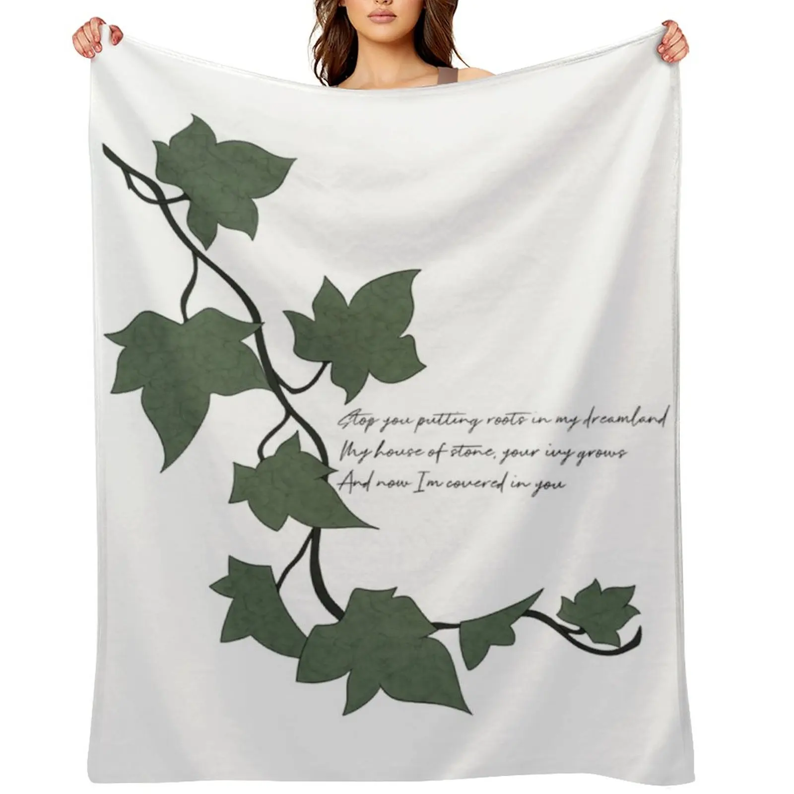 

Evermore - Ivy Throw Blanket For Sofa Thin Summer cosplay anime Sofa Blankets