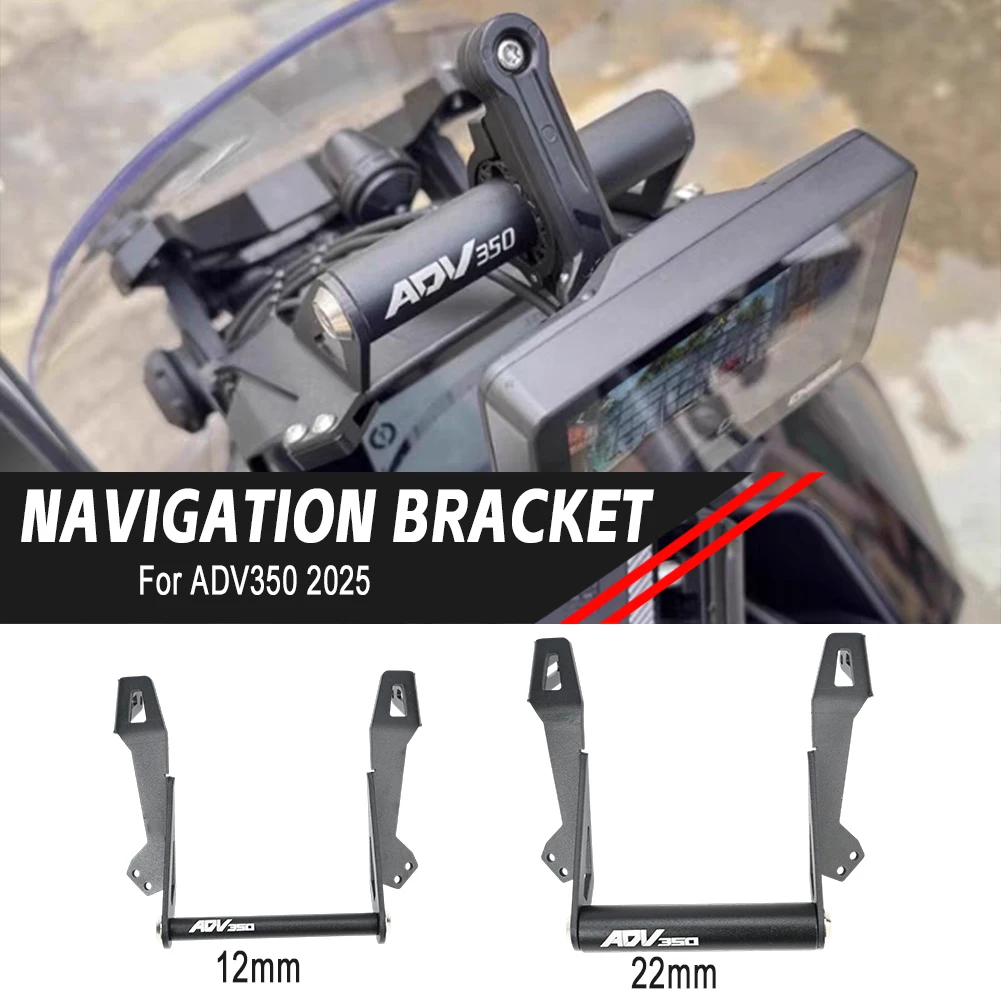 

For Honda ADV350 ADV 350 A D V ADV-350 2025 Motorcycle Navigation Bracket GPS Mount Phone Holder Levers Equipments Accessories