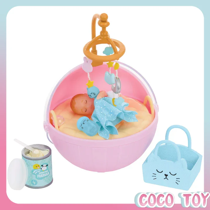 Original Miniverse Make It Mini Real Baby Nurture Blind Ball Capsule Collectible Baby Doll Figure Toy Collectibles Gift for Girl