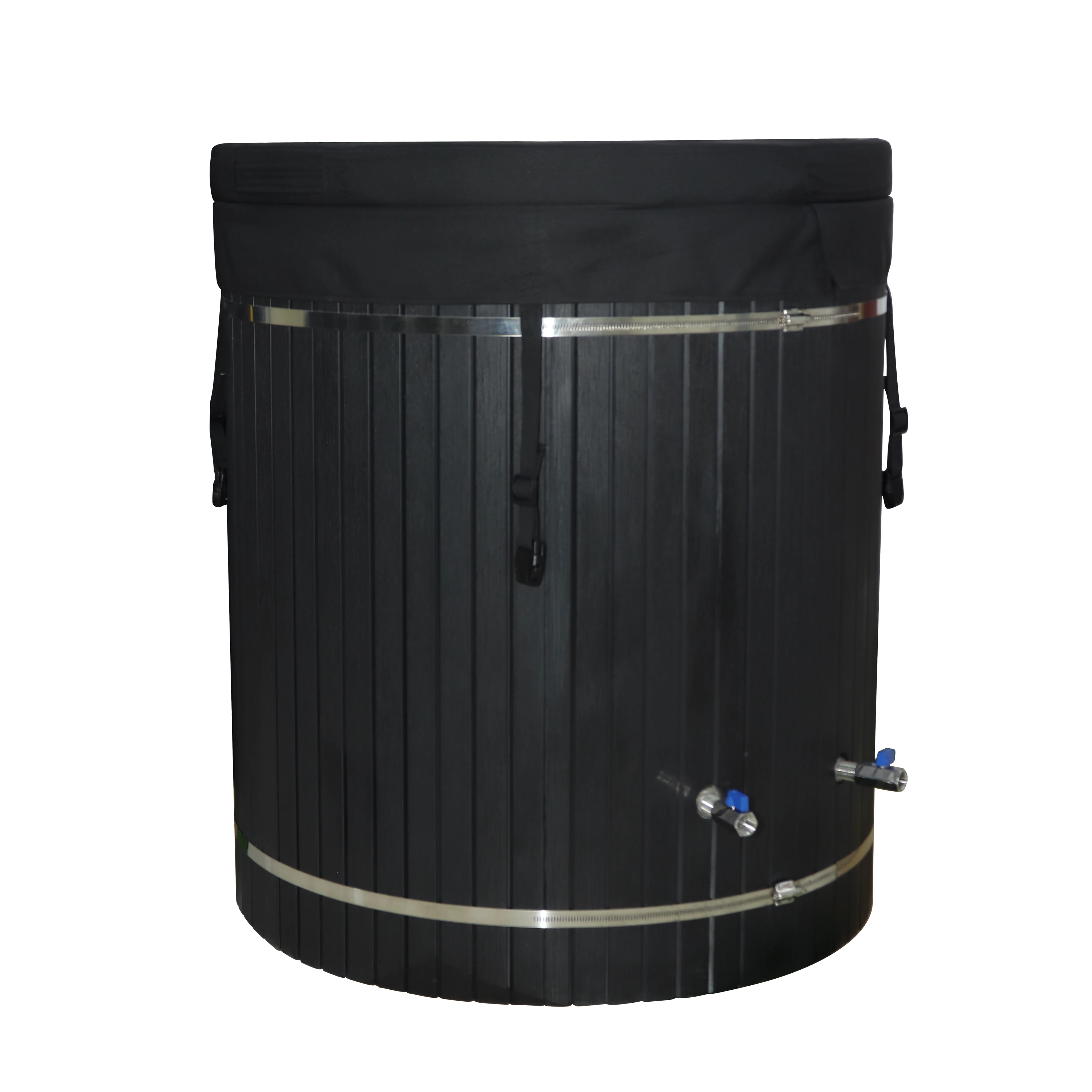 

STLF1-Person Wood Plastic Stainless Steel Cold Immersion Tub Home Use Ice Bucket for Fitness Enthusiasts