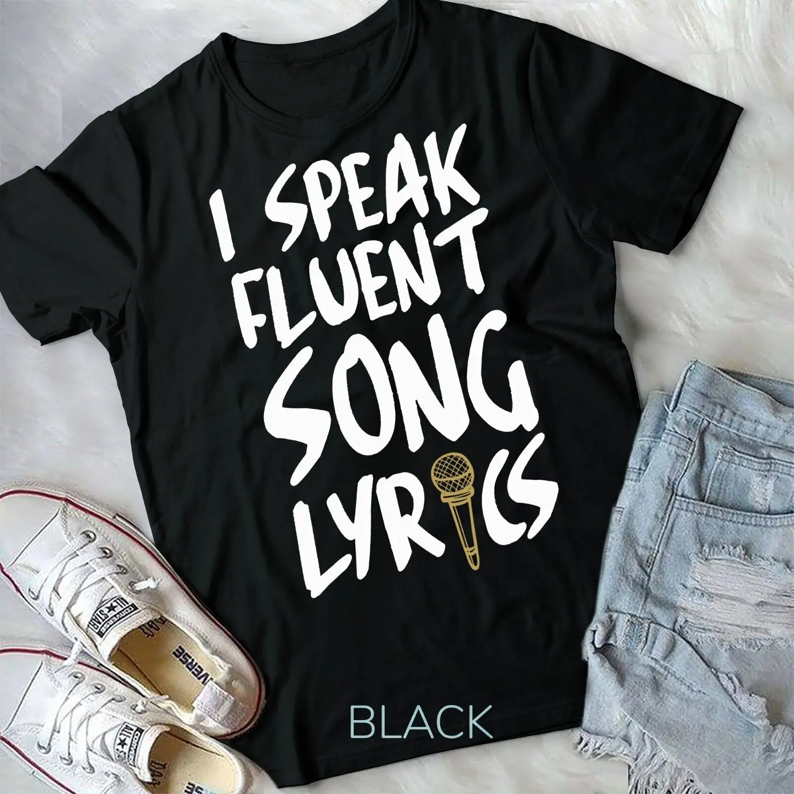 I Speak Fluent Song Lyrics Music Broadway Singer Songwriter T-ShirUnisex T-shirt