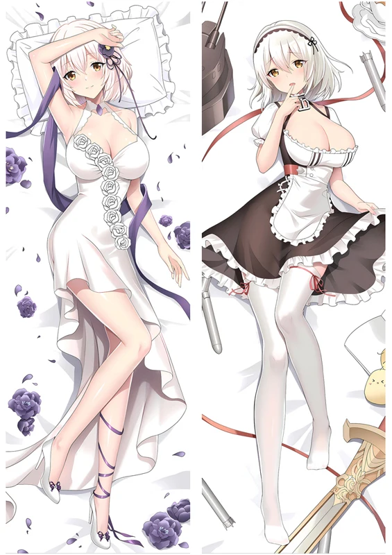 

Azur Lane Sirius аниме Dakimakura Otaku Waifu натуральный размер двусторонняя обнимающая наволочка для тела